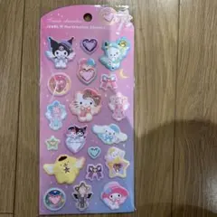 サンリオ ジュエルマシュマロステッカー