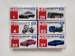 トミカ　6台セット
