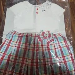 ミキハウス 半袖ワンピース 120サイズ　うさこちゃん　新品