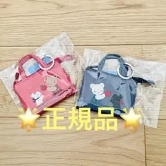 【正規品】【新品のタグ付】familiar ミニデニムバッグ　２点セット　☆人気