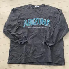 メンズ長袖　チャコールグレー