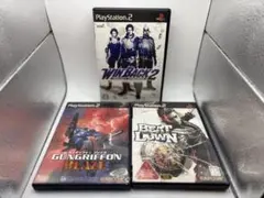 【3本セット】PS2 ウィンバック2 ガングリフォンブレイズ ビートダウン