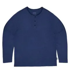 patagonia ヘンリーネックカットソー ボーダー オーガニックコットン