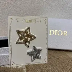 新品　Dior ディオール　星形ヘアピン 2個セット