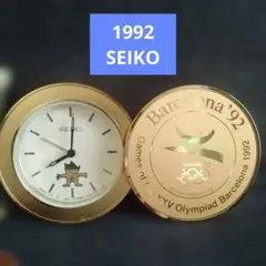 【希少！】SEIKO バルセロナオリンピック 1992 記念 クォーツクロック 希少！】SEIKO バルセロナオリンピック 1992 記念 クォーツクロック