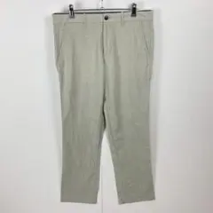 GAP ギャップ チノパン ストレートフィット コットン リネン混 万能ズボン