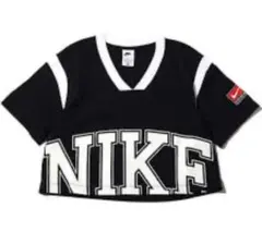 NIKE クロップド丈 Tシャツ 半袖 黒