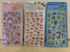 【値下げしました】ディズニー　ぷくぷくシール 3枚セット