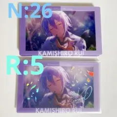 プロセカ 神代類　エピカ 箔押し　あんスタ コラボ クリアエピカ　特訓後