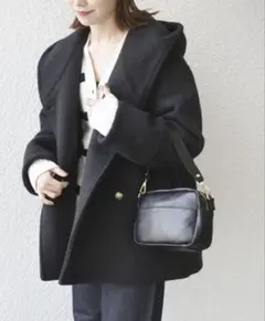 【美品】SHIPS any フード付きピーコート（フリーサイズ）1000円値引中