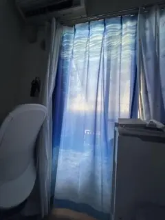 ベルメゾン　エモカーテン　海の中を映したカーテンのサムネイル