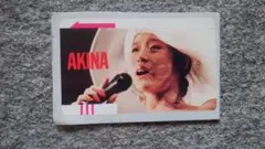 中森明菜　ステッカー　６・１ｘ９・３ｃｍ　雑誌付録