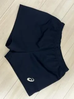 ASICS ネイビー ショートパンツ Oサイズ