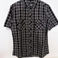 Mossimo 半袖チェックシャツ Slim Fit Mサイズ　モッシモのサムネイル