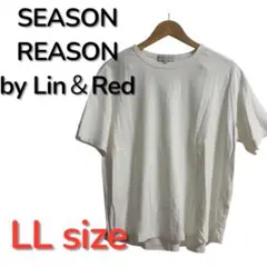 【SEASON REASON】レディース Tシャツ LLサイズ ホワイト 白のサムネイル