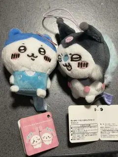 ハチワレ×キティ モモンガ×クロミ ぬいぐるみストラップのサムネイル