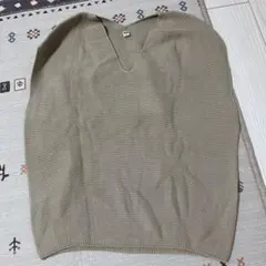 UNIQLO ベージュ ニットベスト S