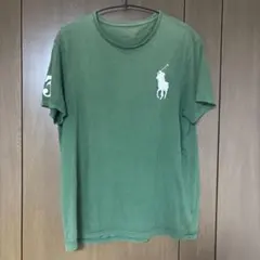 【ポロラルフローレン】ビッグポニー 刺繍 ナンバリング Tシャツ グリーン XLのサムネイル