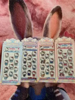 キティ⭐︎アクリルシール⭐︎４枚セット