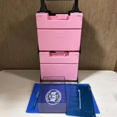 2点セット ミニ四駆 ポータブルピット 収納ボックス パーツ モーター