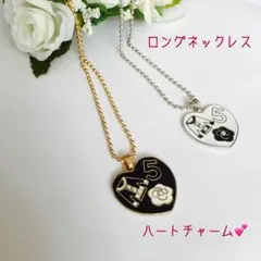 ネックレス   ブラックハート