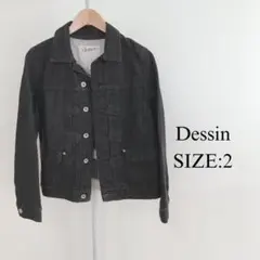 【美品】 Dessin ユニセックス 長袖 ジャケット デニム カジュアル