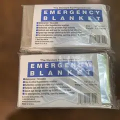 EMERGENCY BLANKET 52" x 82.5" 2ケ