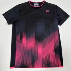 YONEX テニスウェア Tシャツ ブラック ピンク Mサイズのサムネイル