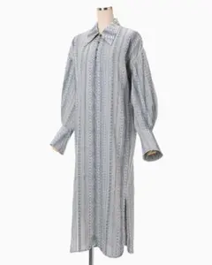 Mame Stripe Jacquard Shirt Dress 25SSのサムネイル