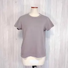 【ユニクロ】UNIQLOU 半袖Tシャツ カットソー クルーネック くすみカラー