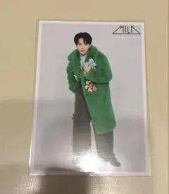 M!LK MILK 吉田仁人 生写真 SMILE POP 緑衣装 63杯目