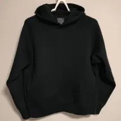 UNIQLO ストレッチドライスウェットプルパーカ メンズ S 黒 ユニクロ