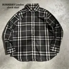 【珍品】BURBERRY LONDON チェックシャツ cityboy 古着のサムネイル