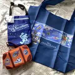 東京ディズニーリゾート【アンバサダーホテルエコバッグ＆バケパポーチ2種】匿名発送
