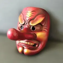 鉄製 お面 能面 天狗 魔除け開運 工芸品 アンティーク - メルカリ