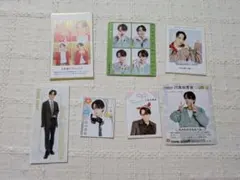 川島如恵留　雑誌　切り抜き　カード