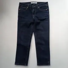 UNIQLO　Skinny Fit デニムパンツ インディゴ　ブラック寄り　Mのサムネイル