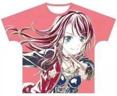 【新品】宇田川巴 フルグラフィックtシャツ アニメ バンドリ レッドLサイズのサムネイル