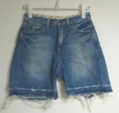 earth music＆ecology デニムハーフパンツ S