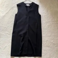 自由区 ライトウールダブルクロス ジャンパースカート