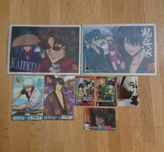 銀魂 クリアポスター 和紙ステッカー トレカ 坂田銀時 高杉晋助