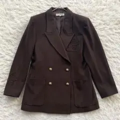 H.M.DAYS カシミヤ混　金ボタン　ダブル　テーラード　ジャケット