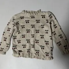 コンゲススロイド　チェリー柄セーター 110cm 4y