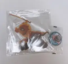 鬼滅の刃 嘴平伊之助 ランダムアクリルスタンド くら寿司 缶バッジ　2点セット