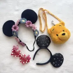 Disney ミッキー プーさん グッズ 4点セット