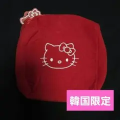 韓国 ダイソー ハローキティ コーデュロイ ポーチ