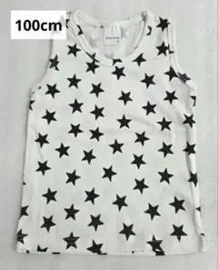 星柄ノースリーブタンクトップ 100cm