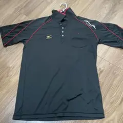 Mizuno Pro ポロシャツ ブラックレッドOサイズのサムネイル
