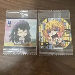 鬼滅の刃 ウエハース シール ステッカー 我妻善逸 須磨 2枚セット