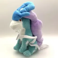 タグ付き　TAKARATOMY スイクン ぬいぐるみ ポケモン キミにきめた!ポケモンゲットぬいぐるみ スイクン